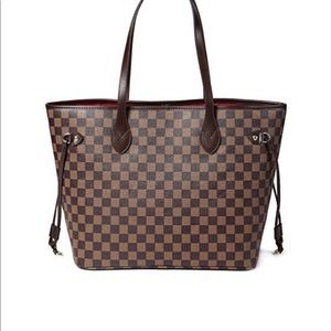 Daisy Rose Checkered Tote Bag